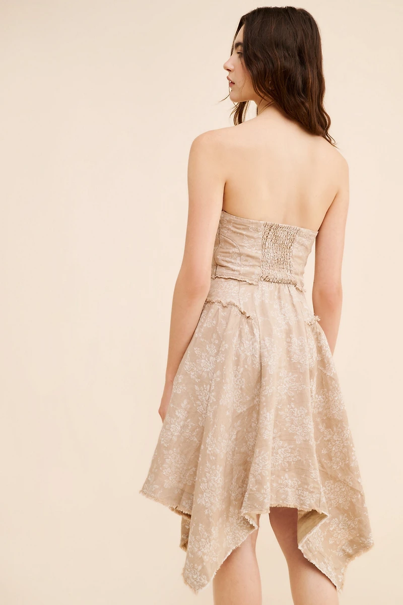 Corset Seamed Mini Dress