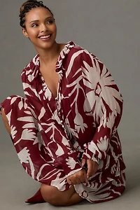 The Marais Printed Chiffon Mini Dress