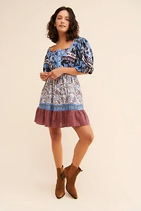 Forever That Girl Mini Square Neck Dress