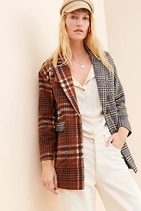 Greylin Renata Glen Plaid Blazer