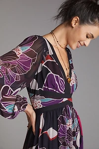 Let Me Be Floral Midi Dress