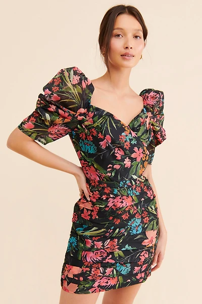 C/Meo Collective Tropical Floral Mini Dress