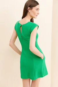 Maeve Front Cutout Mini Dress