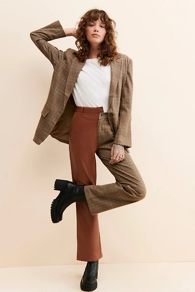 BB Dakota Audrey Plaid Blazer