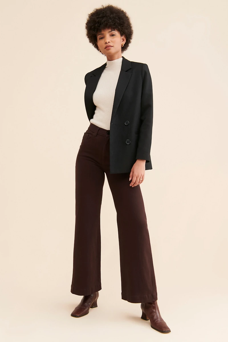 DL1961 Hepburn Wide Leg High-Rise Jeans