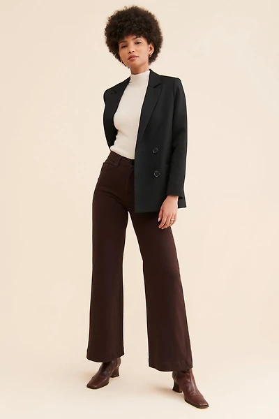 DL1961 Hepburn Wide Leg High-Rise Jeans