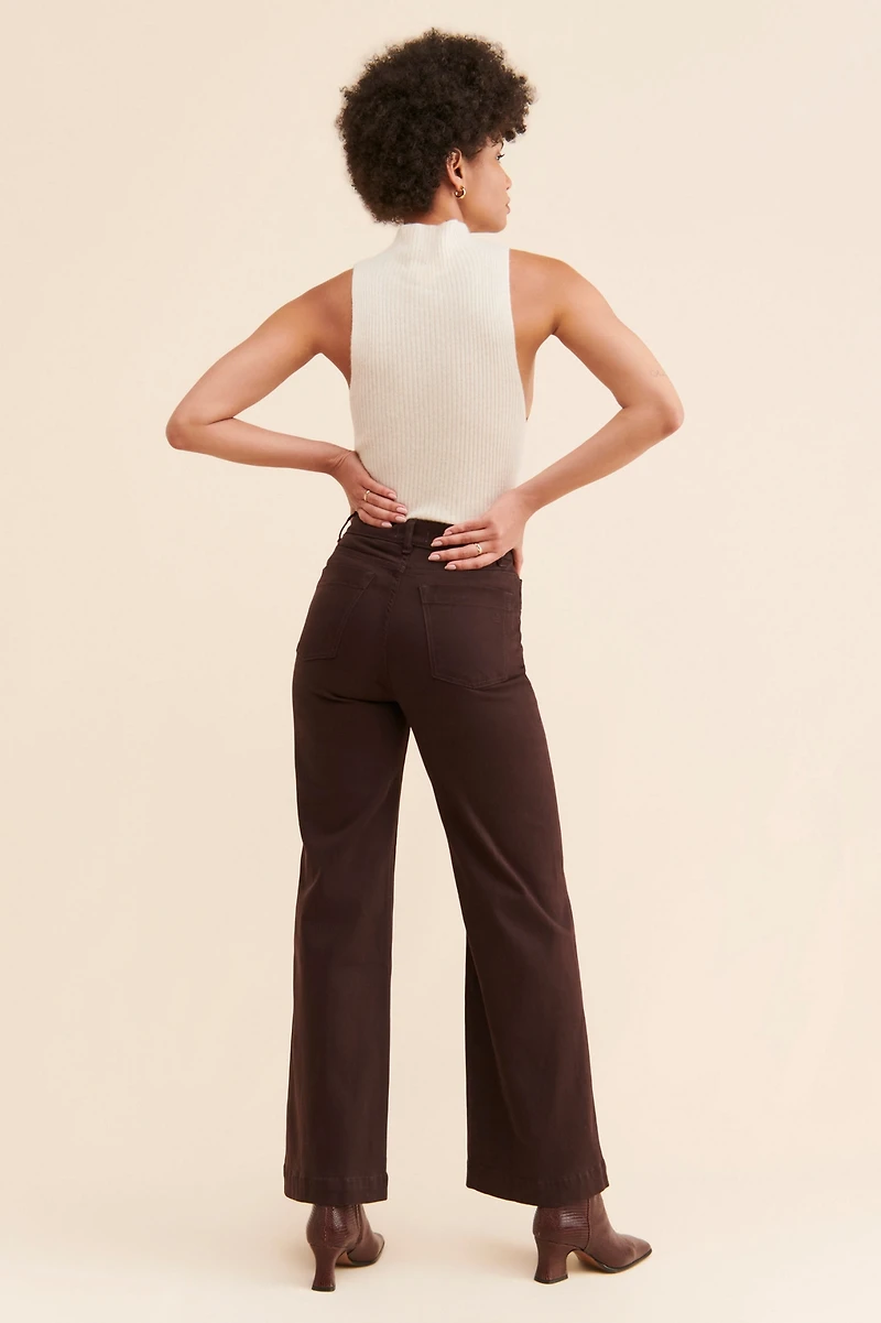 DL1961 Hepburn Wide Leg High-Rise Jeans
