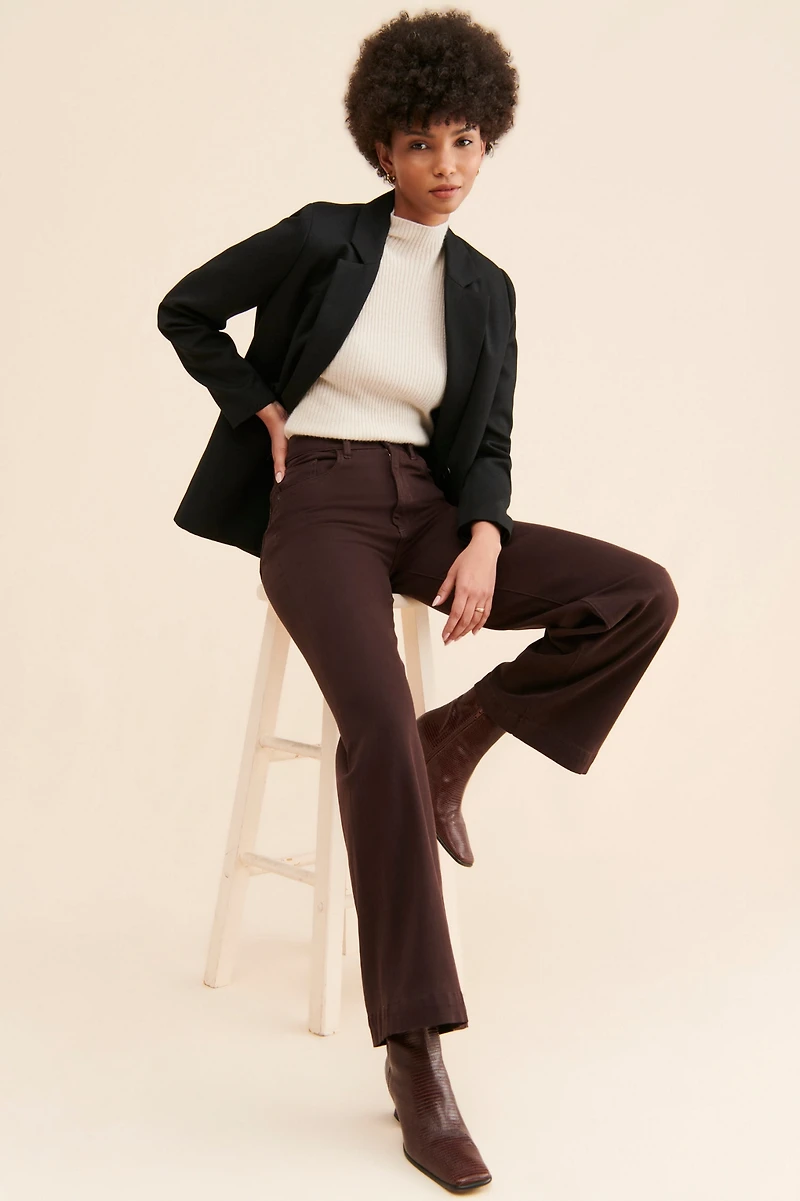 DL1961 Hepburn Wide Leg High-Rise Jeans