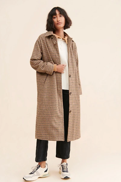 If By Sea Menswear Plaid Overcoat