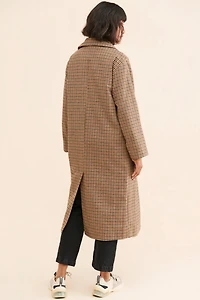 If By Sea Menswear Plaid Overcoat