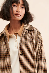 If By Sea Menswear Plaid Overcoat