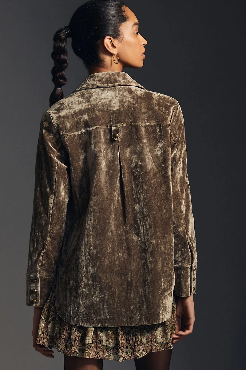 Velvet Utility Jacket