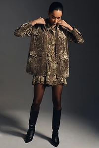 Velvet Utility Jacket