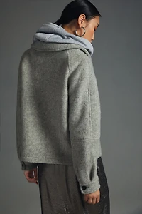 Hooded Shirt Jacket