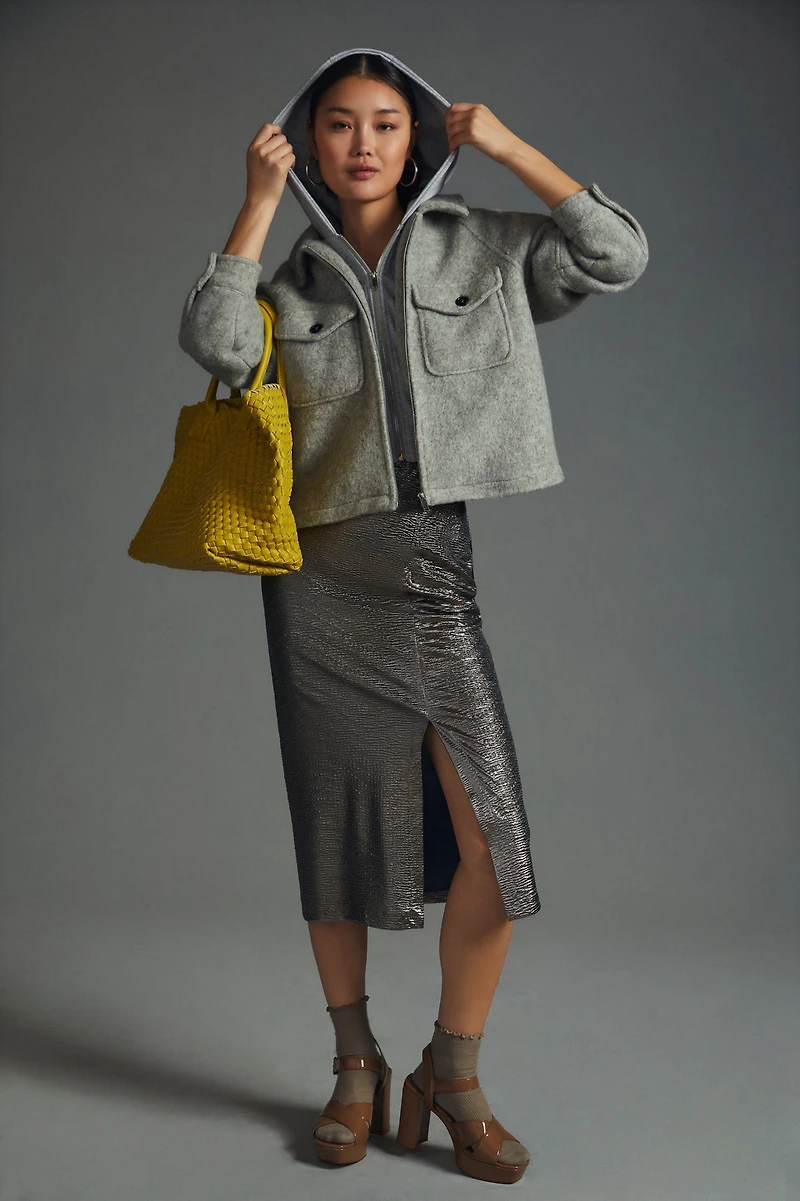 Hooded Shirt Jacket