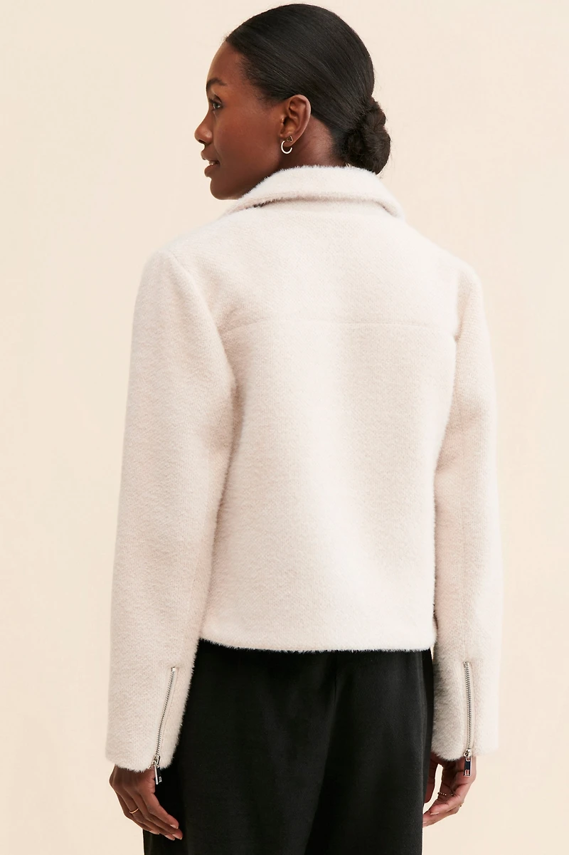 Greylin Vera Cozy Moto Jacket
