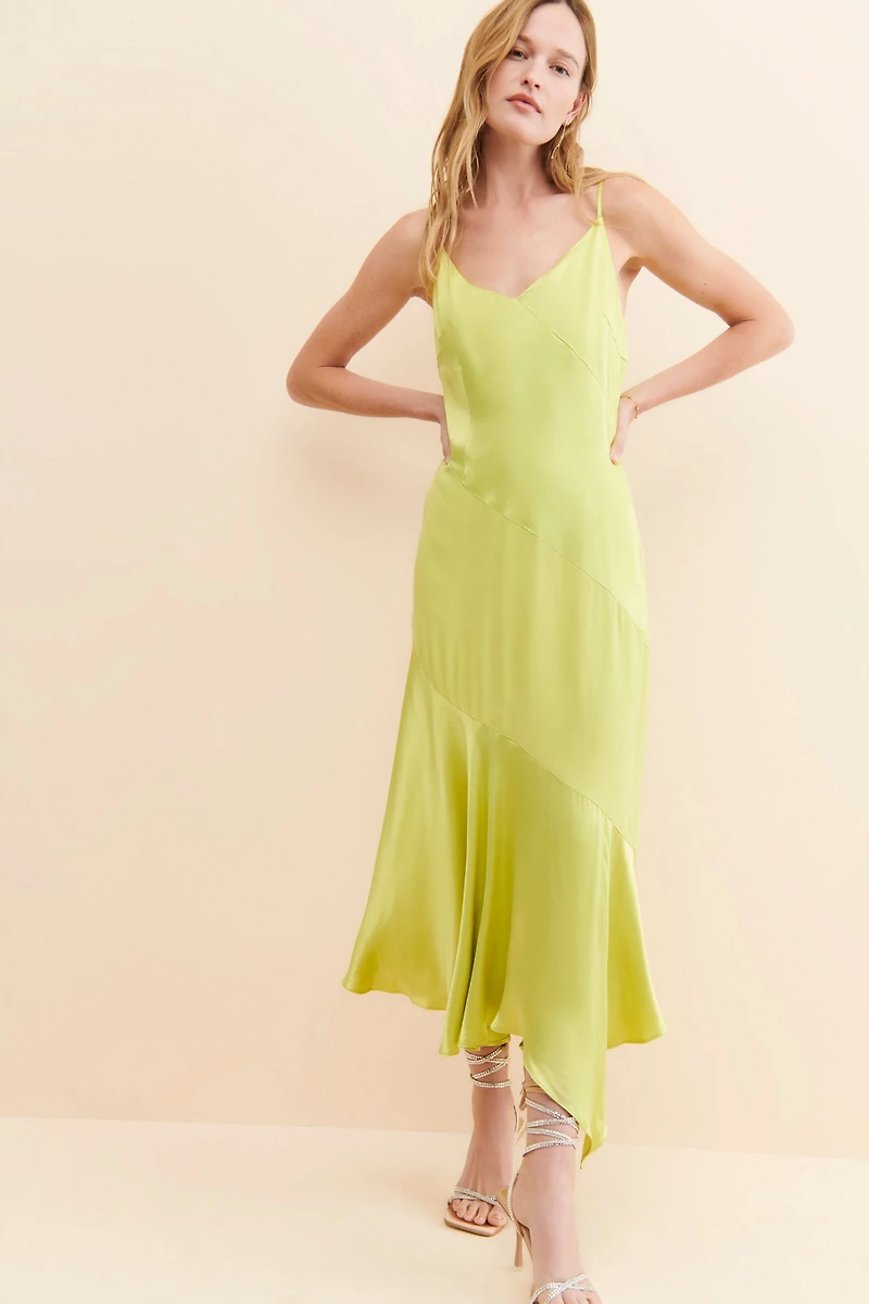 Ciebon Monika Satin Slip Dress