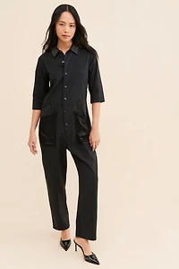Scotch & Soda Beaded Collared Jumpsuit