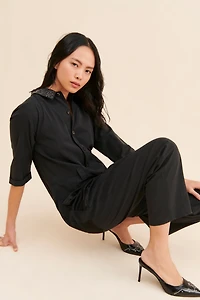 Scotch & Soda Beaded Collared Jumpsuit