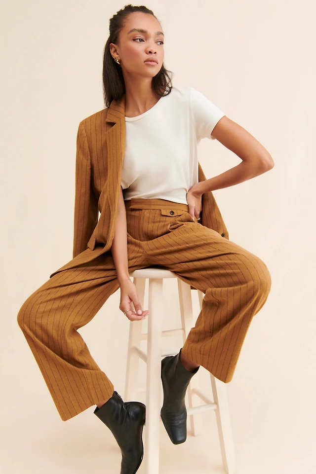 Madewell Bella Pinstripe Pants