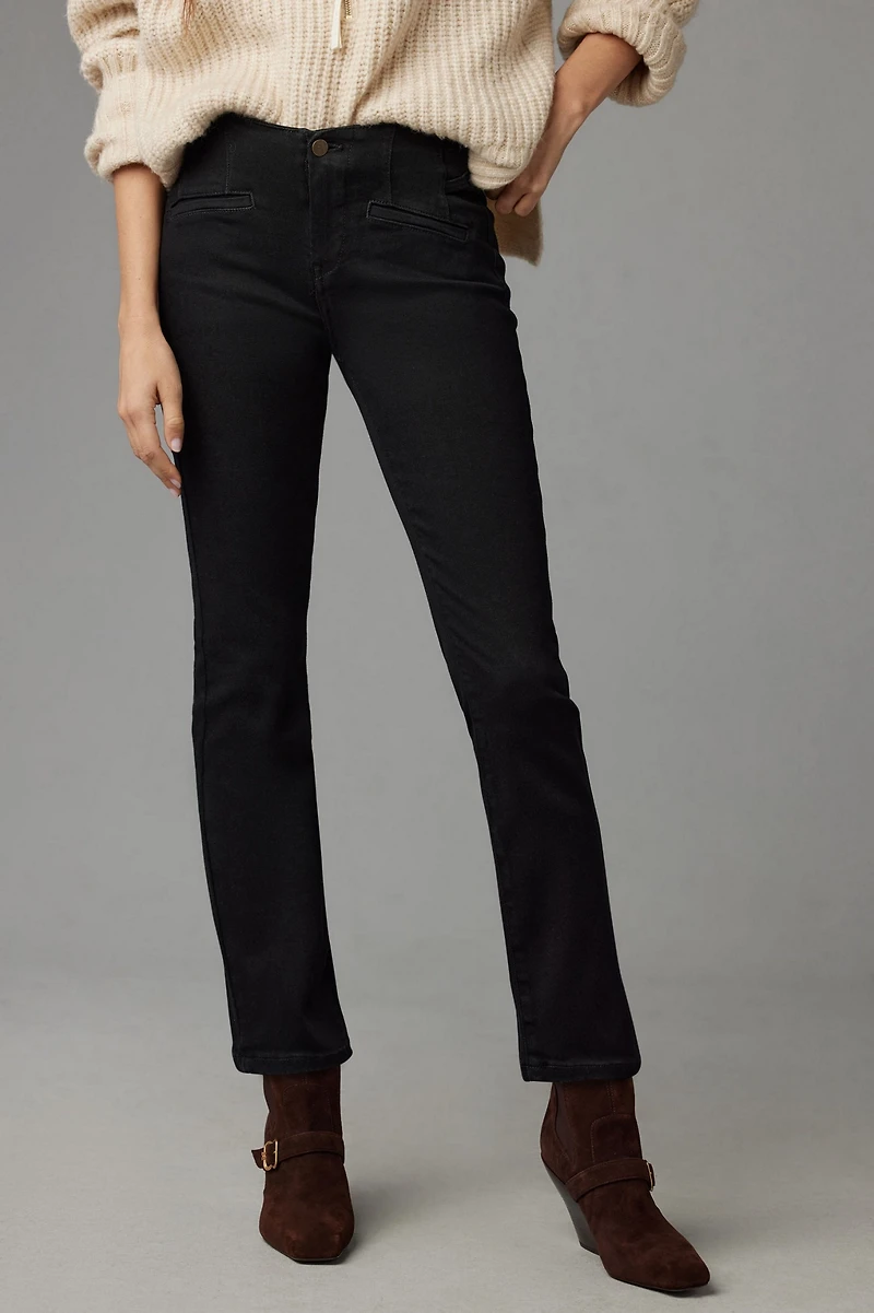 Pilcro Mid-Rise Corset Slim Skinny Jeans
