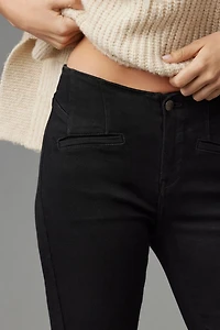 Pilcro Mid-Rise Corset Slim Skinny Jeans