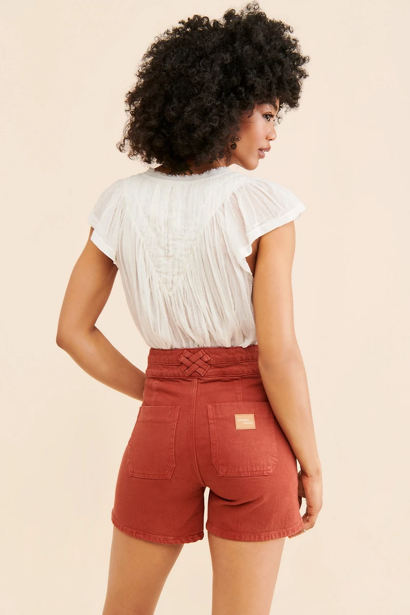 Seventy Mochi Willow High Waisted Shorts