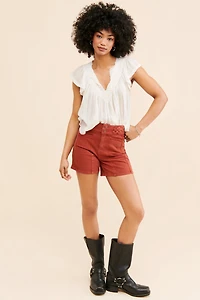 Seventy Mochi Willow High Waisted Shorts