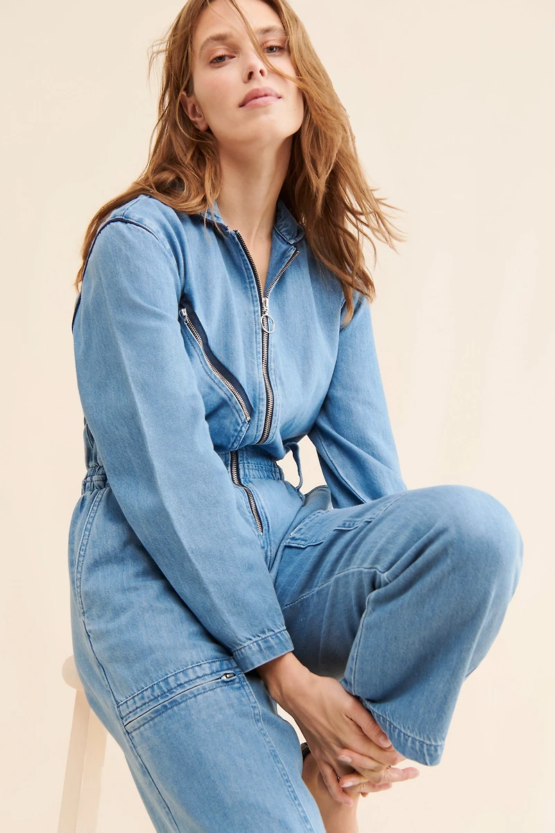 Seventy Mochi Amelia Denim Coveralls