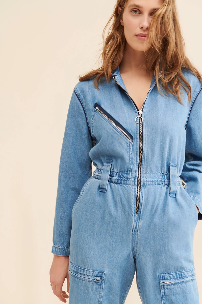 Seventy Mochi Amelia Denim Coveralls