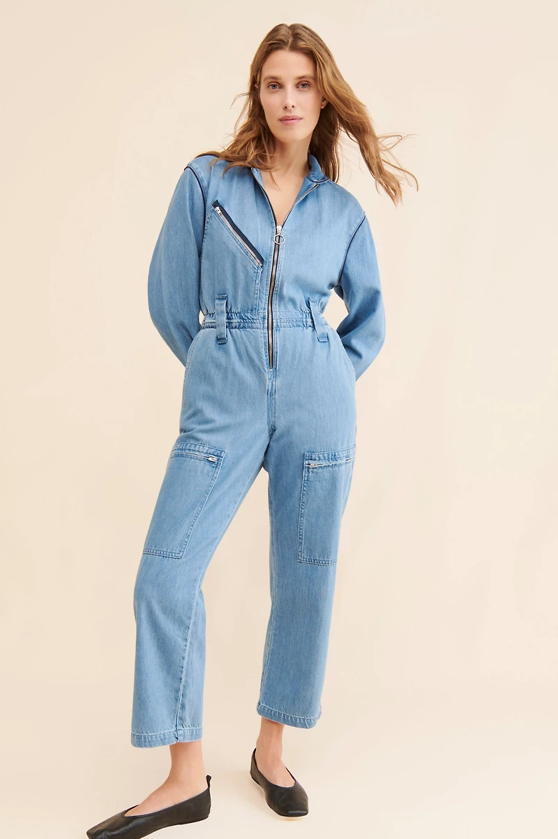 Seventy Mochi Amelia Denim Coveralls