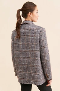 See U Soon Plaid Blazer Coat