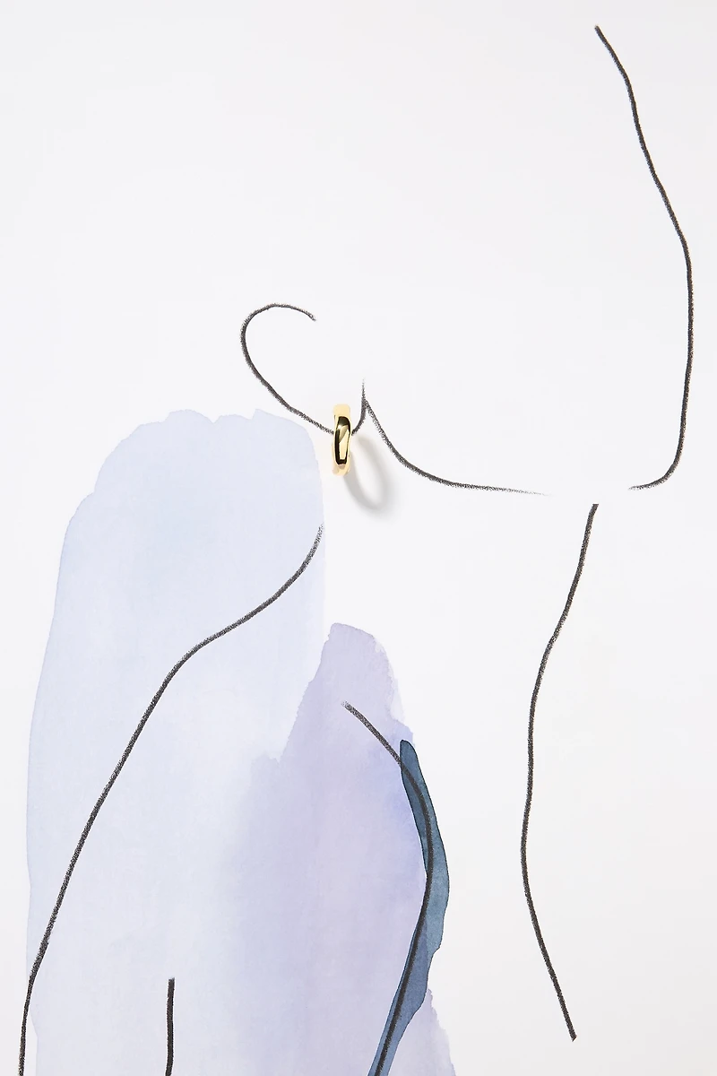 Uncommon James Medium Goals Hoop Earrings