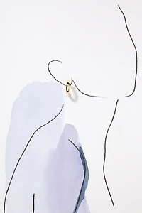 Uncommon James Medium Goals Hoop Earrings