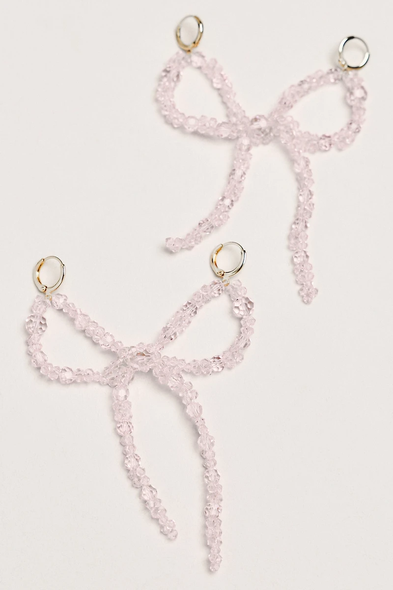 Pearl Bows Shoe Charm Set