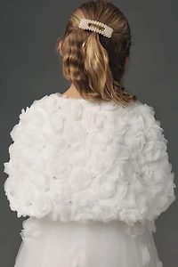 Princess Daliana Rosette Flower Girl Wrap