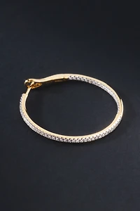Diamond Large Hoop Earrings
