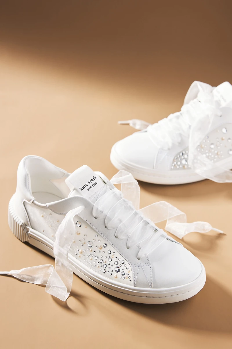 Kate Spade Tori Crystal Embellished Sneakers