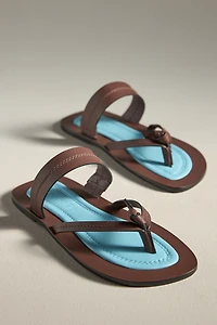 Farm Rio Tie Flat Thong Sandals