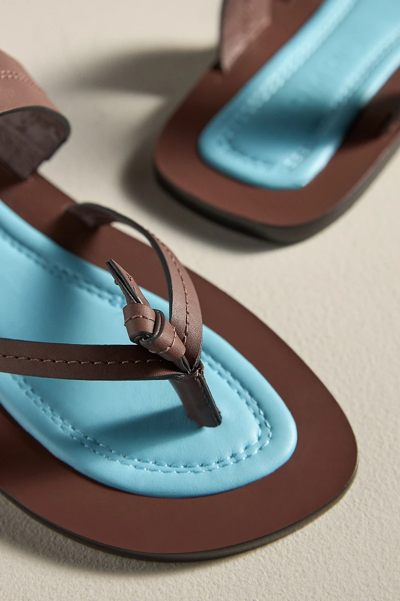 Farm Rio Tie Flat Thong Sandals
