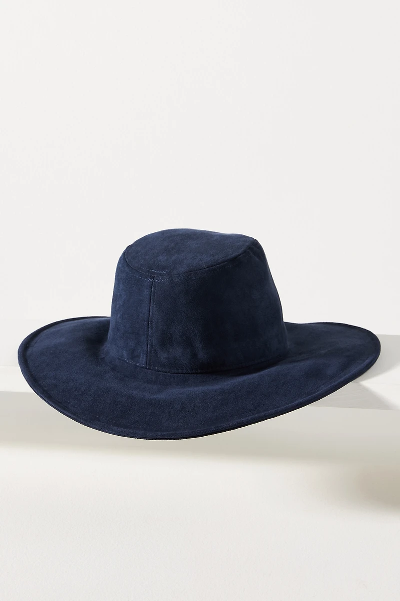 San Diego Hat Co. Pioneer Faux-Suede Fedora