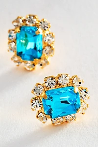 The Pink Reef Crystal Petite Stud Earrings