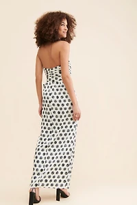 Hutch Strapless Polka Dot Dress