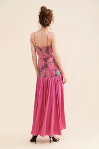 Hutch Sequin Floral Maxi Dress