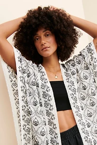 Printed Fringe Duster