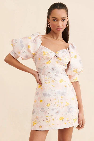 Hutch Floral Jacquard Dress