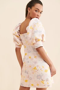 Hutch Floral Jacquard Dress