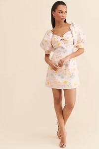 Hutch Floral Jacquard Dress