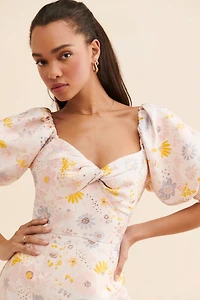 Hutch Floral Jacquard Dress
