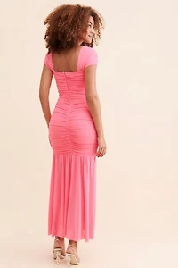 Elliatt Capra Mesh Maxi Dress
